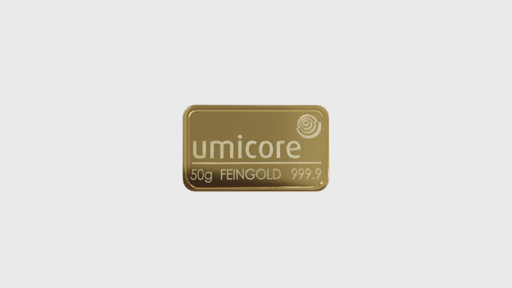 Lingote de oro de 50 g – LBMA