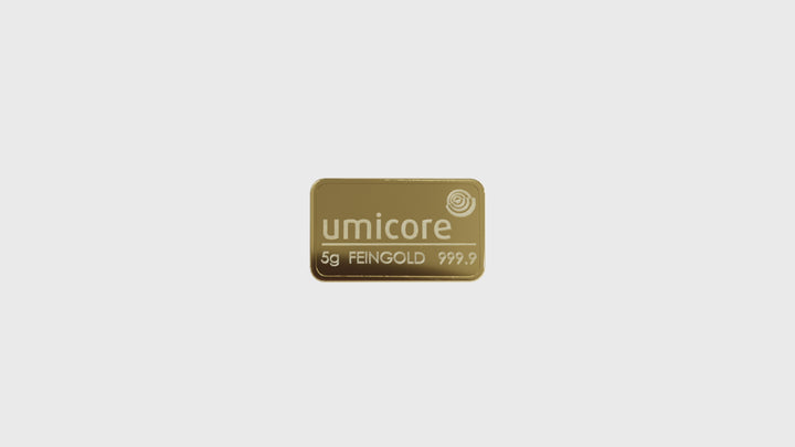 Lingote de oro de 5 g - LBMA