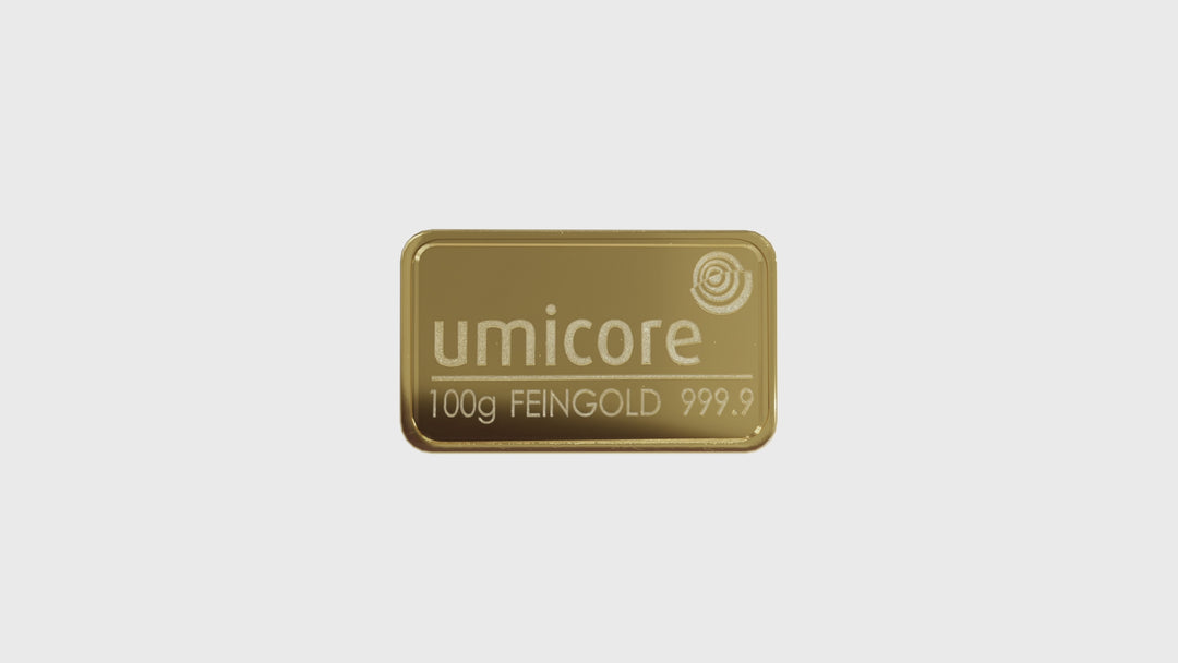 Lingote de oro de 100 g – LBMA