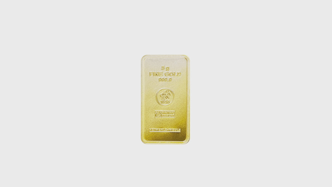Lingote de oro de 5 g - LBMA